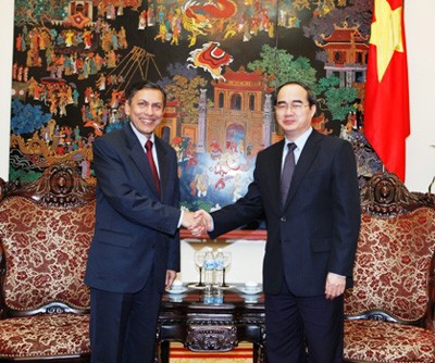 Vize-Premierminister Nguyen Thien Nhan besucht Indien - ảnh 1